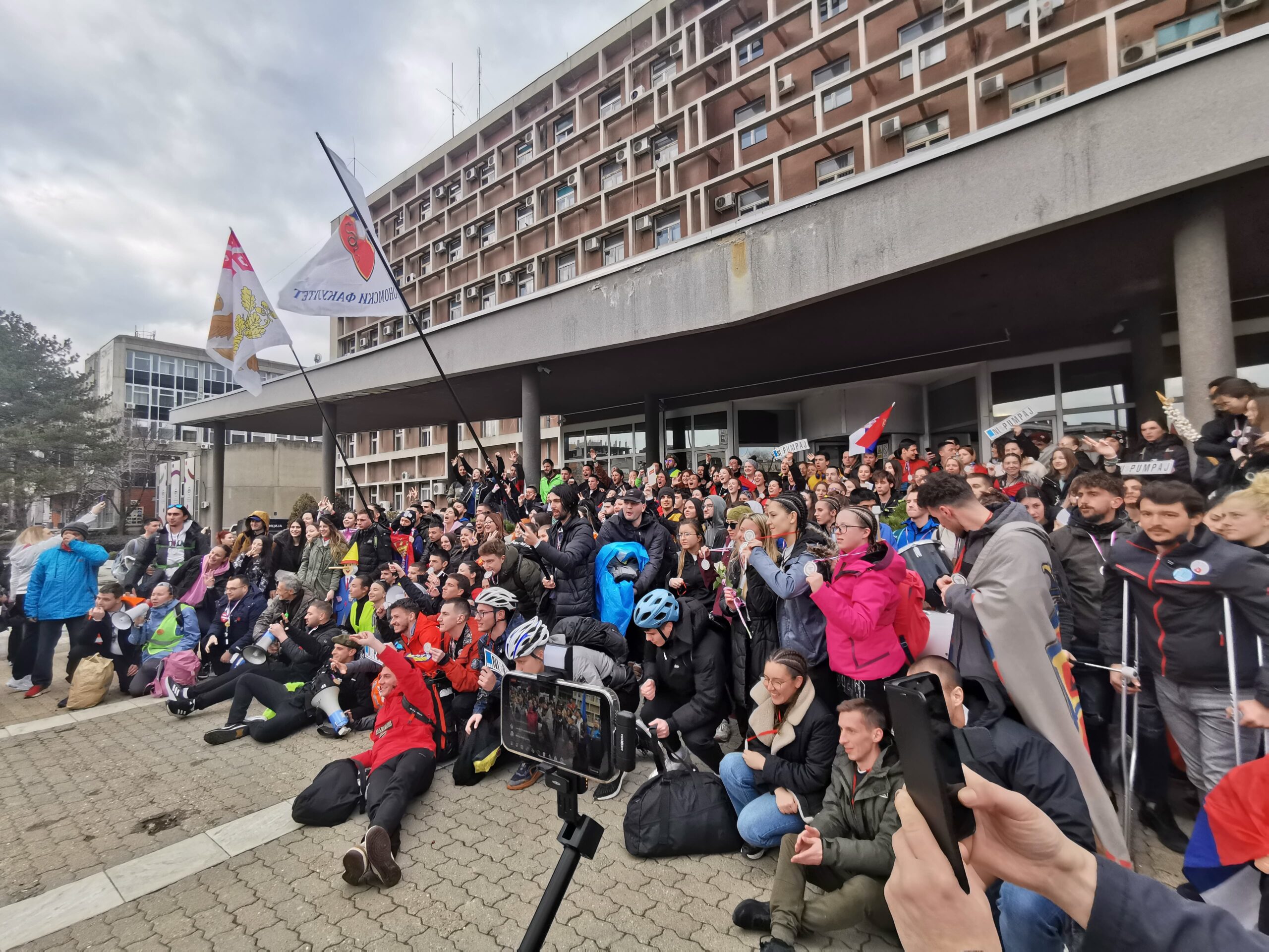 Studenti se vratili u Kragujevac - Foto: Serbian News Media