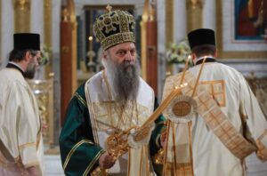 Patrijarh Porfirije u hramu na Vračaru: Sveti Sava je pokazivao da je mir osnova svakog uzrastanja