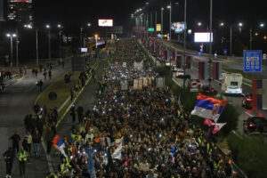Novi Sad: Studentski protest protiv policijskog nasilja nad građanima