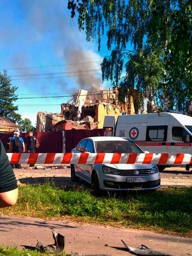Foto: Moscow Region Governor Andrei Vorobyev's official telegram channel via AP
